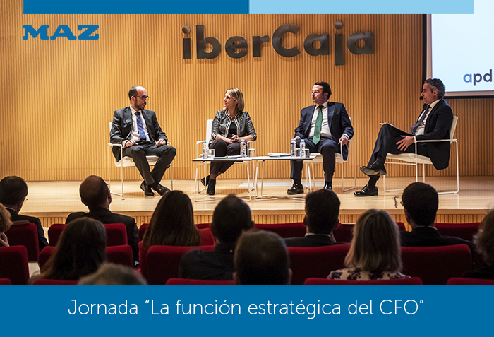MAZ destaca en la jornada “La función estratégica del CFO” organizada por Ibercaja