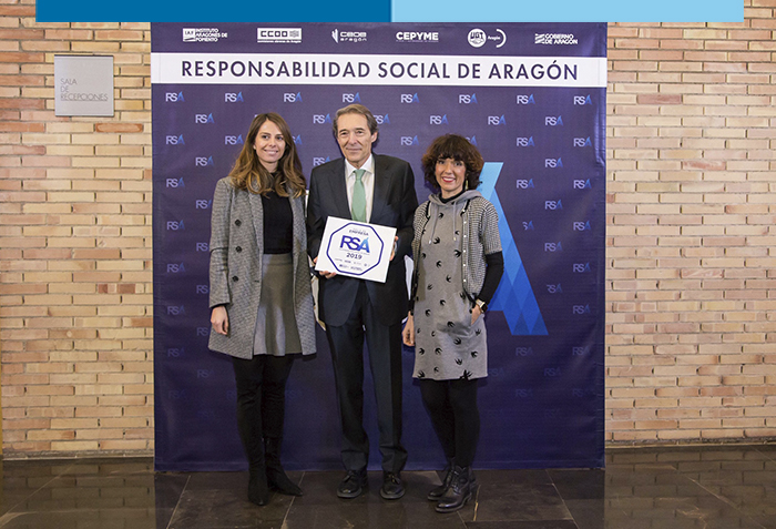 MAZ renueva el sello a la Responsabilidad Social de Aragón 